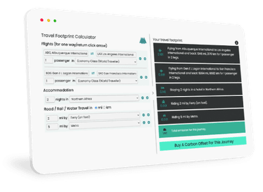 Carbon footprint calculator